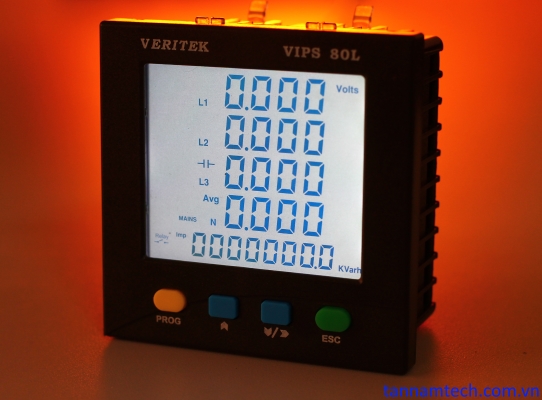 Đồng hồ đo điện đa năng Veritek VIPS 80L