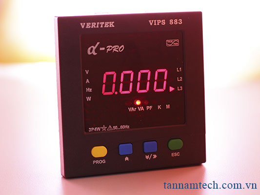 Đồng hồ đo điện ba pha Veritek - VIPS 883